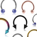 Hufeisen Piercing Ring