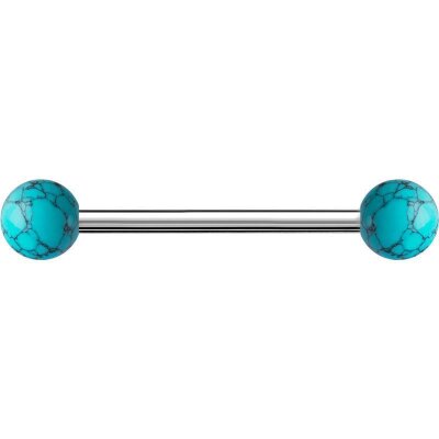 Piercingstab mit Schmucksteinen - CGRB2S-XS