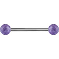 Piercingstab mit Schmucksteinen - CGRB2S-XS