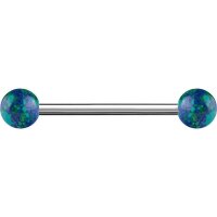 Piercingstab mit Schmucksteinen - CGRB2S-XS