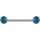 Piercingstab mit Schmucksteinen - CGRB2S-XS