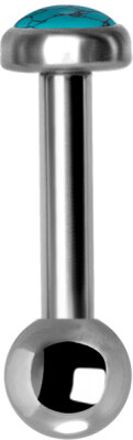 Ohrpiercing mit Türkis - BTRCGDF
