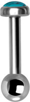 Ohrpiercing mit Türkis - BTRCGDF