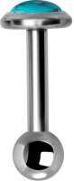 Ohrpiercing mit Türkis - BTRCGDF