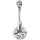 Bauchnabelpiercing Glitzerstein - BNDJ26