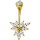 Bauchnabelpiercing Blume - GPBNDJ28