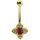 Bauchnabelpiercing Opal - GPBNJSO04