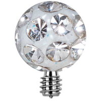 Titan Glitzerkugel für Innengewinde - TINEMJYB