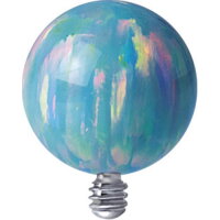 Titan Piercingkugel Opal für Innengewinde - TINMBOPL