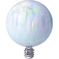 Titan Piercingkugel Opal für Innengewinde - TINMBOPL