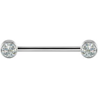 Titan Brustwarzenpiercing Glitzer Innengewinde - TINBLDJS01