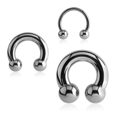 Piercing - Hufeisen Piercing Ring - TINCB