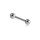 Piercingstab mit Kugeln - BL
