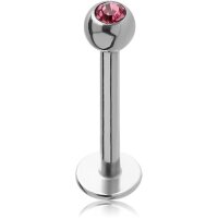 Labret mit Glitzerkugel - MLBJ