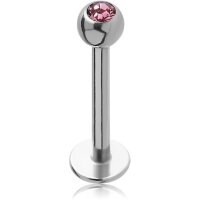 Labret mit Glitzerkugel - MLBJ