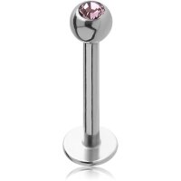 Labret mit Glitzerkugel - MLBJ