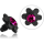Blume mit Glitzer für Innengewinde - BKTINJF