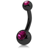 Intimpiercingbanane mit Glitzerkugeln - BKSBNDJ