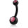 Intimpiercingbanane mit Glitzerkugeln - BKSBNDJ