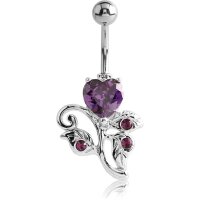 Bauchnabelpiercing Blume - BST920