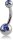 Intimpiercingbanane mit Glitzerkugeln - SBNDJ