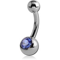 Titan Intimpiercing Glitzerstein 1.6 mm - TSBNJ